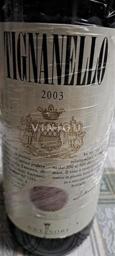 Toscana Ospecificerad Antinori Tignanello 2003