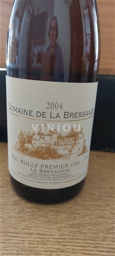Borgogna Rully Premier Cru Domaine La Bressande La Bressande 2004