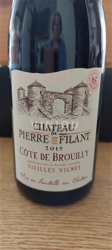 Beaujolais Côte-de-brouilly Château Pierre de Filant Vieilles Vignes 2019