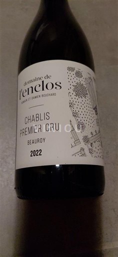 Bourgogne Chablis Premier Cru Domaine L'Enclos Beauroy 2022