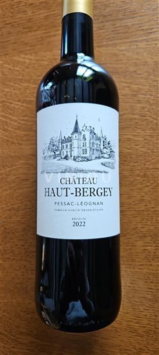 Bordeaux Pessac-Léognan Château Haut-Bergey 2022