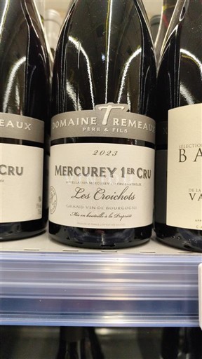 Bourgogne Mercurey Premier Cru Domaine Tremeaux Les Croichots 2023