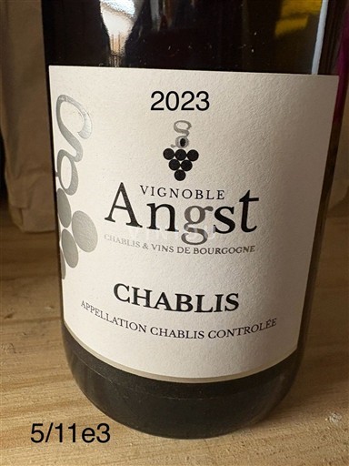 Borgogna Chablis Vignoble Angst 2023