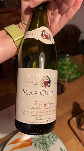 Languedoc Faugères Mas Olivier Grande Réserve 2023