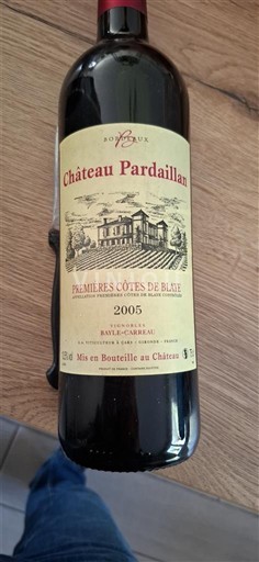 Bordeaux Unspecified Château Pardaillan 2005
