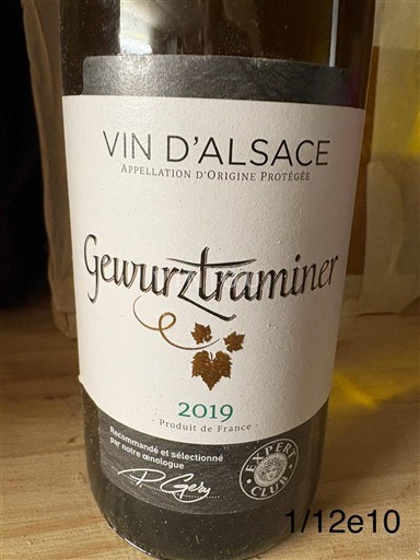Alsace Gewurztraminer 2019