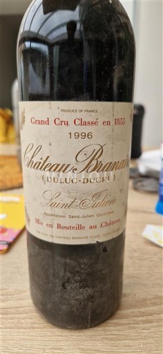 Bordeaux Saint-Julien Grand Cru Château Branaire (Duluc-Ducru) 1996