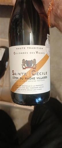 Vin Rouge sec Haute Tradition Colombes des Vignes 2019 France Vallée du Rhône AOC