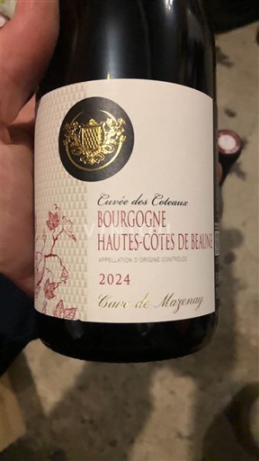Bourgogne Không được chỉ định Cave de Mazenay des Coteaux 2024