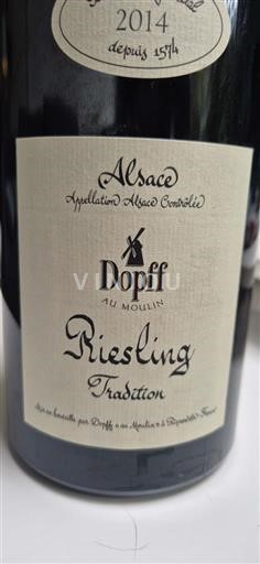 Alsace Dopff au Moulin Tradition 2014