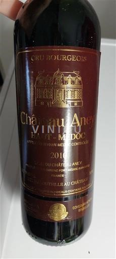 Bordeaux Haut-Médoc Château Aney 2010