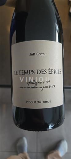Languedoc ja Roussillon Pays d'Oc Jeff Carrel Le Temps des Épices 2019