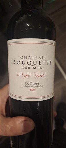 Languedoc La Clape Château Rouquette sur Mer L'Esprit Terroir 2023
