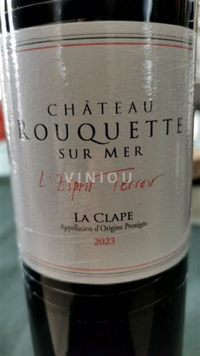 Linguadoca La Clape Château Rouquette sur Mer L'Esprit Terroir 2023