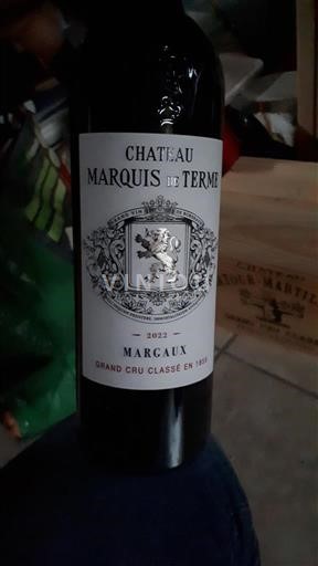 Burdeos Margaux Grand Cru Château Marquis de Terme 2022