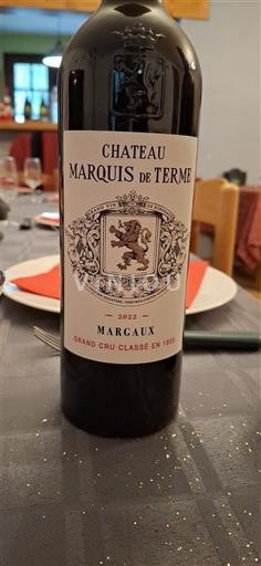 Bordeaux Margaux Grand Cru Château Marquis de Terme 2022