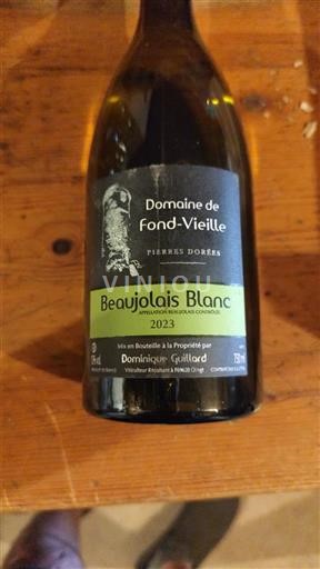 Beaujolais Fond-Vieille Pierres Dorées 2023