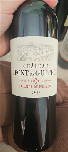 Bordeaux Lalande-de-Pomerol Château Pont de Guîtres 2019