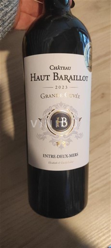Bordeaux Giữa hai dòng sông Château Haut Baraillot Grande 2023