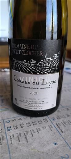 Thung lũng sông Loire Coteaux-du-layon Domaine Petit Clocher 2009