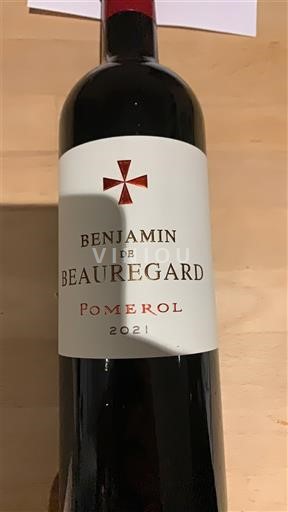 Bordeaux Pomerol Château Beauregard Benjamin de Beauregard 2021