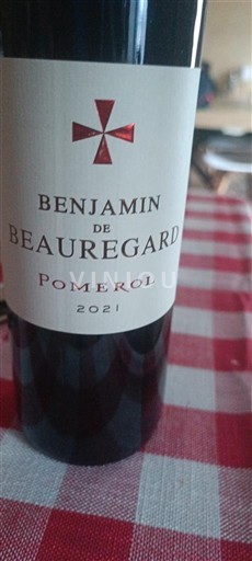 Bordeaux Pomerol Château Beauregard Benjamin de Beauregard 2021
