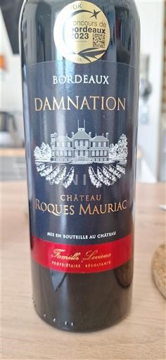 Bordeaux Château Roques Mauriac Damnation Non Millésimé