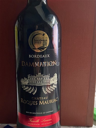 Bordeaux Château Roques Mauriac Damnation Non-Vintage