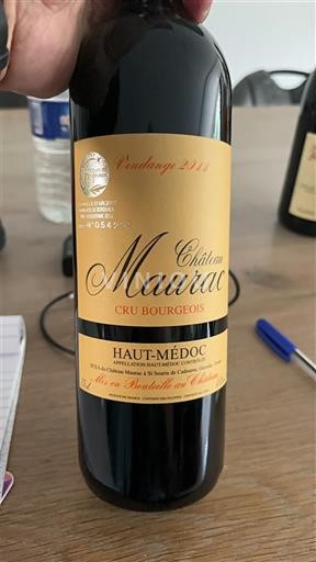 Bordeaux Haut-Médoc Cru Bourgeois Château Maurac 2011