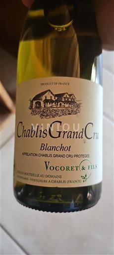 Bourgogne Chablis Grand Cru Vocoret & Fils Blanchot 2022