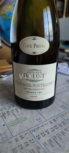 Burgundija Chassagne-Montrachet Premier Cru Antonin Rodet Les Macherelles 2006