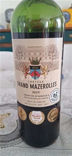 Bordéus Château Grand Mazerolles 2023