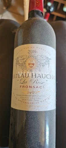 Bordeaux Fronsac Château Hauchat La Rose 2016