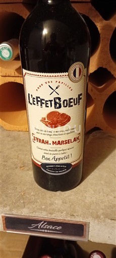 Лангедок та Руссійон Паї д'Ок L'Effet Boeuf Syrah-Marselan Без вінтажу