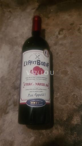 Languedoc và Roussillon Vùng đất Oc L'Effet Boeuf Syrah-Marselan Không niên vụ