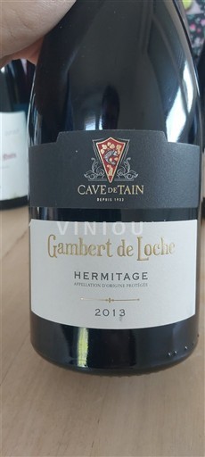 Thung lũng Rhône Hermitage Cave de Tain Gambert de Loche 2013