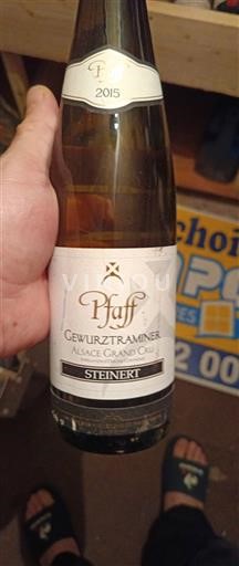 Alsace Không được chỉ định Grand Cru Pfaff Steinert 2015