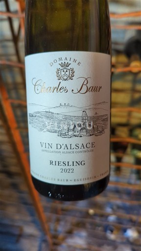 Elsass Domaine Charles Baur 2022