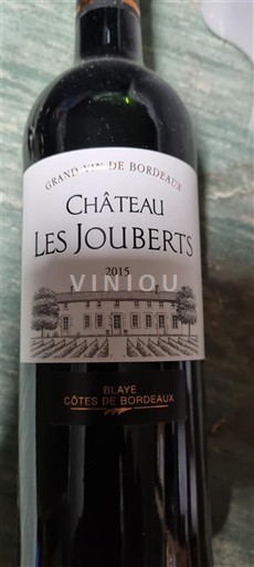 Bordeaux Blaye-côtes-de-bordeaux Château Les Jouberts 2015