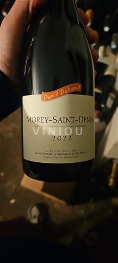 Borgogna Morey-saint-denis 1 DAVID DUBAND 2022