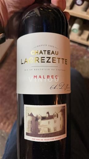 Tây Nam Cahors Château Lagrezette 2017