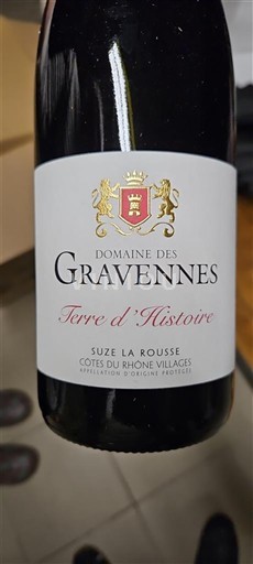Rhône Valley Unspecified Domaine Des Gravennes Terre d'Histoire Non-Vintage