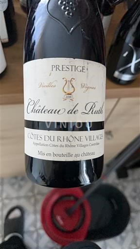 Thung lũng Rhône Côtes-du-rhône-villages Château Ruth Prestige Vieilles Vignes 2014