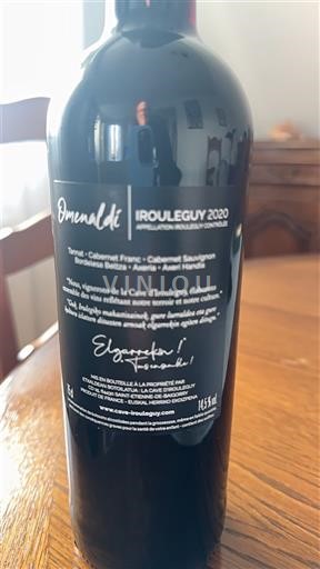 Southwest Irouléguy Domaine Etxegaraya Omenaldi 2020