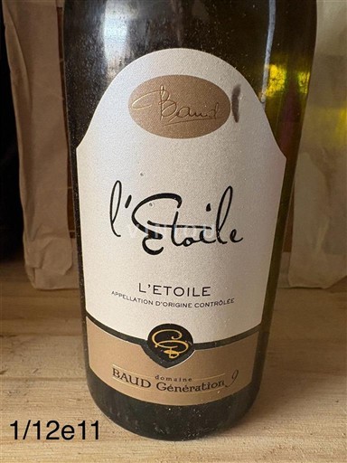 Jura L'Étoile Domaine Baud Génération 9 l'Etoile Không niên vụ