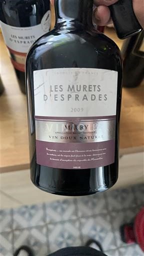 Roussillon Maury Les Murets Esprades 2009