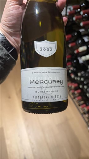 Vin Blanc sec Buissonnier Vignerons de Buxy 2022 France Bourgogne Mercurey AOC