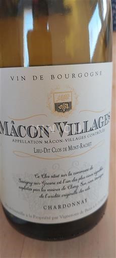 Burgundy Mâcon and Mâcon-Villages Propriété des Vignerons de Buxy Lieu-Dit Clos de Mont-Rachet 2023