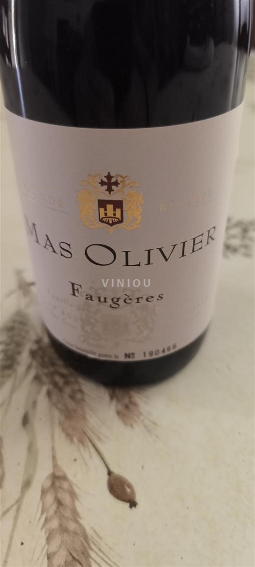 Languedoc Faugères Mas Olivier Réserve 2022