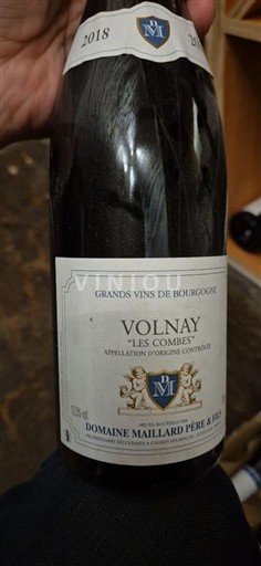 Bourgogne Volnay Domaine Maillard Père & Fils Les Combes 2018